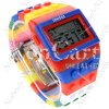 LED Light Digital Watch Unisex Wristwatch