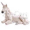 Liegendes Einhorn Gartenornament