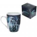 Lisa Parker Spirit Wolf Design Porzellan Tasse