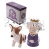 Queen und Corgi Salz- und Pfefferstreuer Set