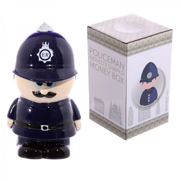 Englischer Polizist Keramik Spardose